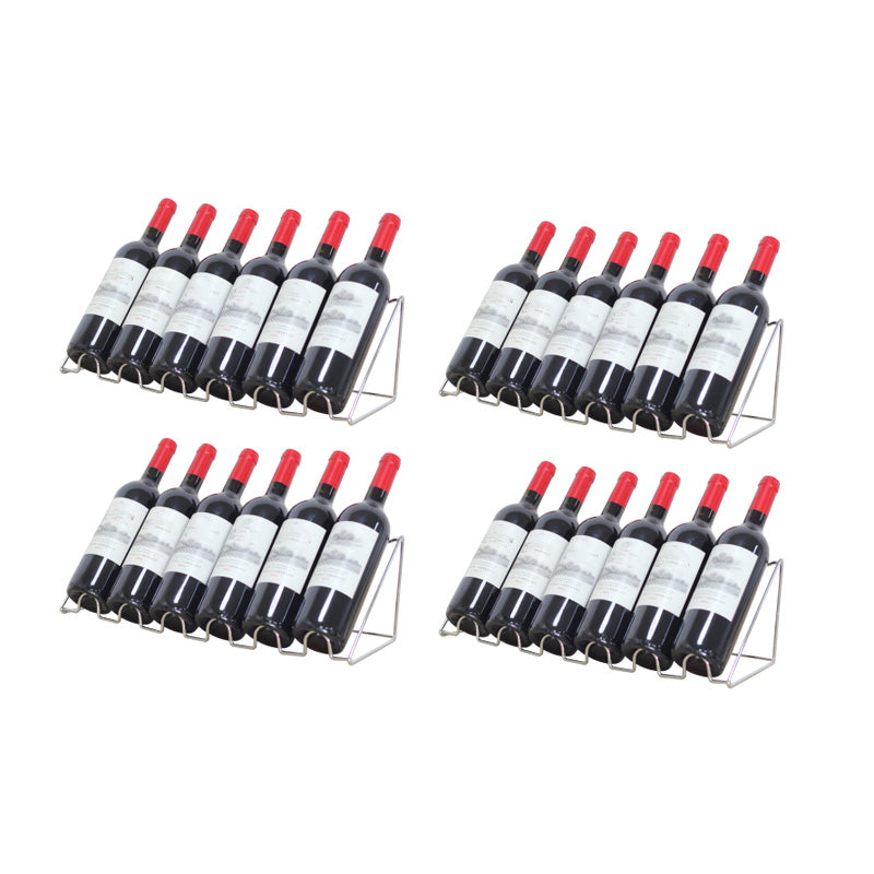 Moderne aanrecht fleshouder metalen wijnrek voor thuis