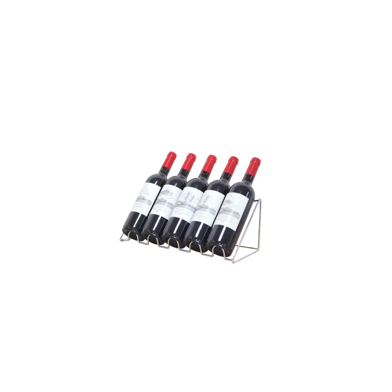 Modern Countertop Bottle Holder Metal Wine Bottle Rack for Home