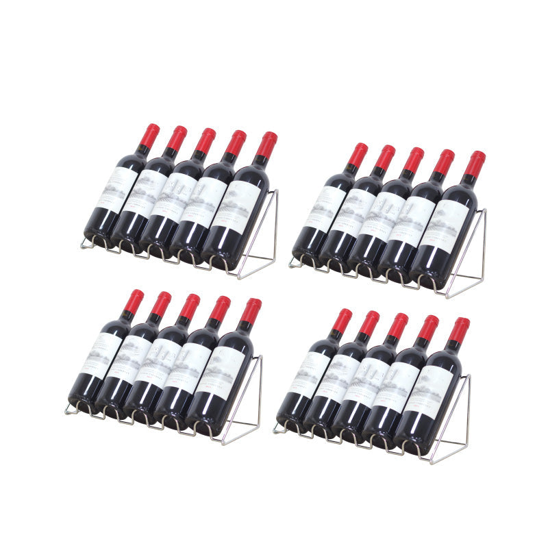 Moderne aanrecht fleshouder metalen wijnrek voor thuis