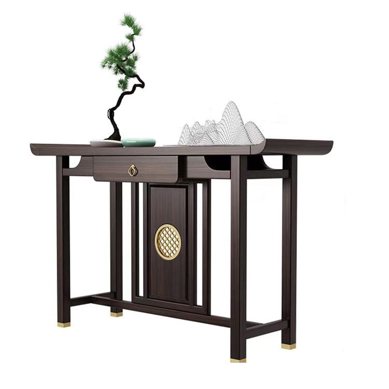 Rectangle Shape Contemporary Console Table Wooden Console Sofa Table Clearhalo 'Console Tables' 'console_tables' 'Entry & Mudroom Furniture' 'furn' 'furn_console_tables' 'Furniture' 7436903