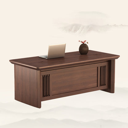 Contemporary Style Wood Office Desk Rectangular Shape Task Desk for Office 79"L x 37"W x 30"H Clearhalo 'furn' 'furn_office_desk' 'Furniture' 'Office Desks' 'Office Furniture' 'office_desk' 7436920