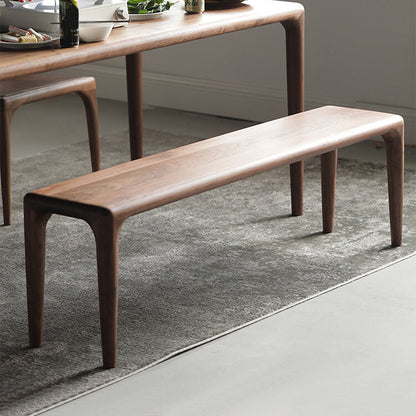 Rectangle Solid Wood Bedroom Bench Modern Seating Bench with 4 Legs 71"L x 13"W x 18"H Clearhalo 'Benches' 'Chairs & Seating' 'furn' 'furn_benches' 'Furniture' 'Living Room Furniture' 7436975