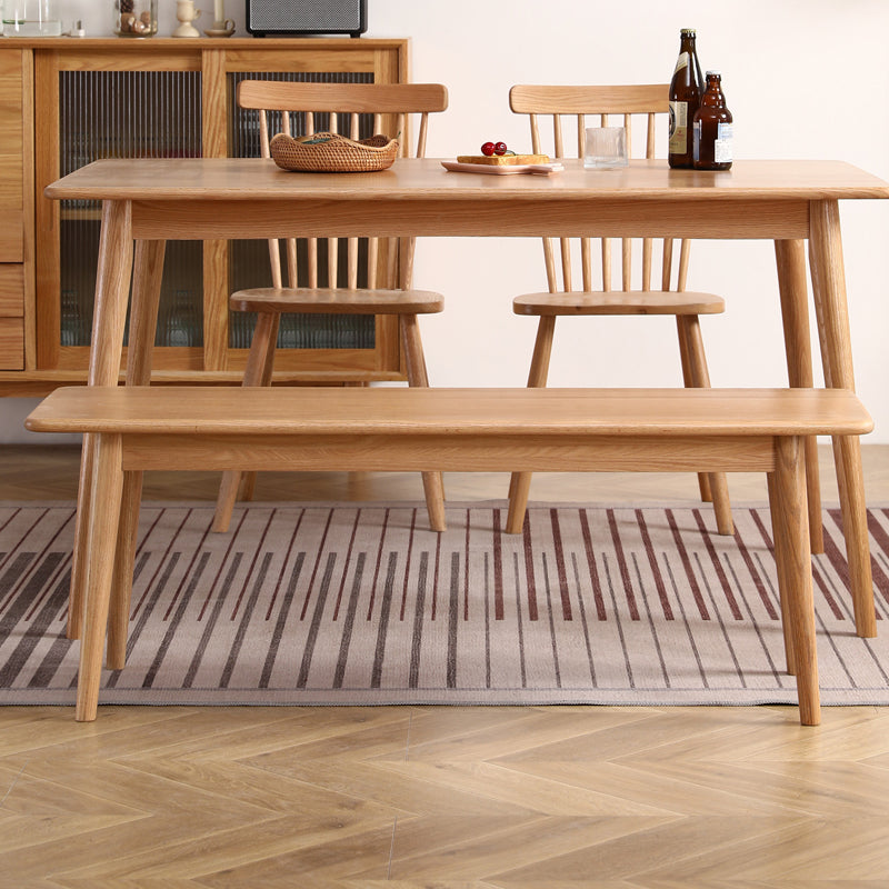 Modern Restaurant Seating Bench Solid Wood Rectangle Seating Bench Clearhalo 'Benches' 'Chairs & Seating' 'furn' 'furn_benches' 'Furniture' 'Living Room Furniture' 7436989