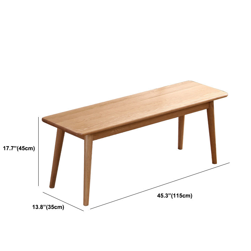 Modern Restaurant Seating Bench Solid Wood Rectangle Seating Bench Clearhalo 'Benches' 'Chairs & Seating' 'furn' 'furn_benches' 'Furniture' 'Living Room Furniture' 7436996