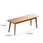 Modern Restaurant Seating Bench Solid Wood Rectangle Seating Bench Clearhalo 'Benches' 'Chairs & Seating' 'furn' 'furn_benches' 'Furniture' 'Living Room Furniture' 7436997