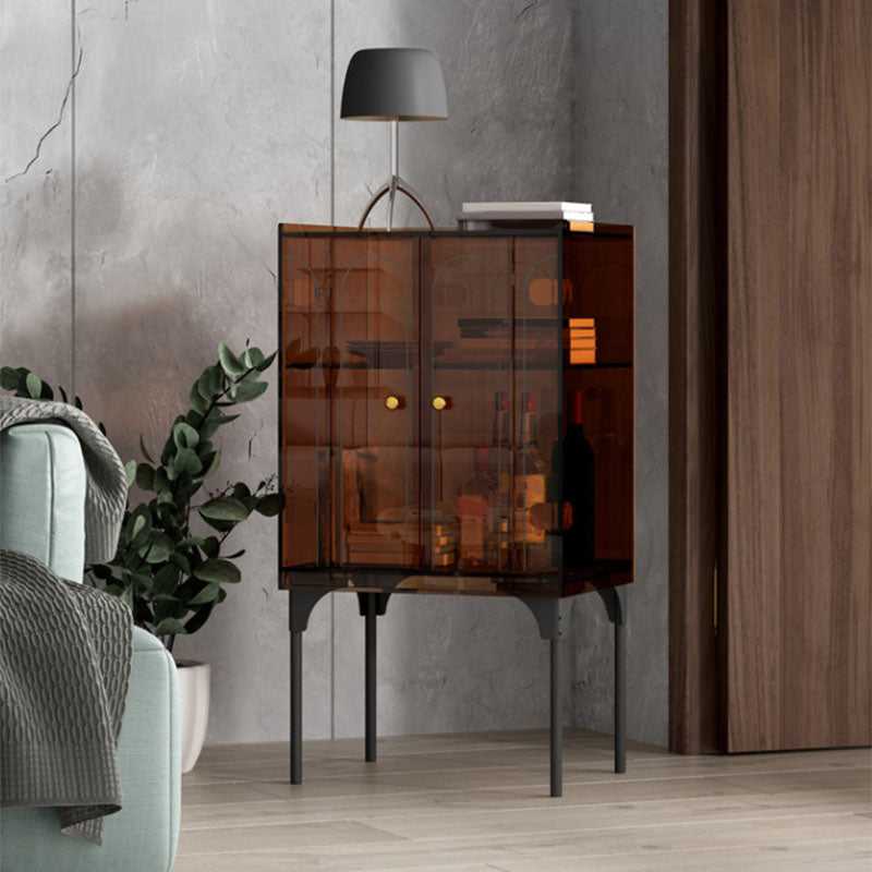 Servidor de plástico moderno de servidor de comedor con puertas para el comedor