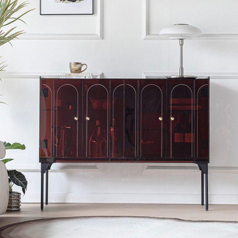 Servidor de plástico moderno de servidor de comedor con puertas para el comedor