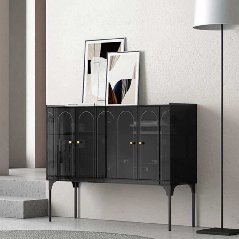 Servidor de plástico moderno de servidor de comedor con puertas para el comedor