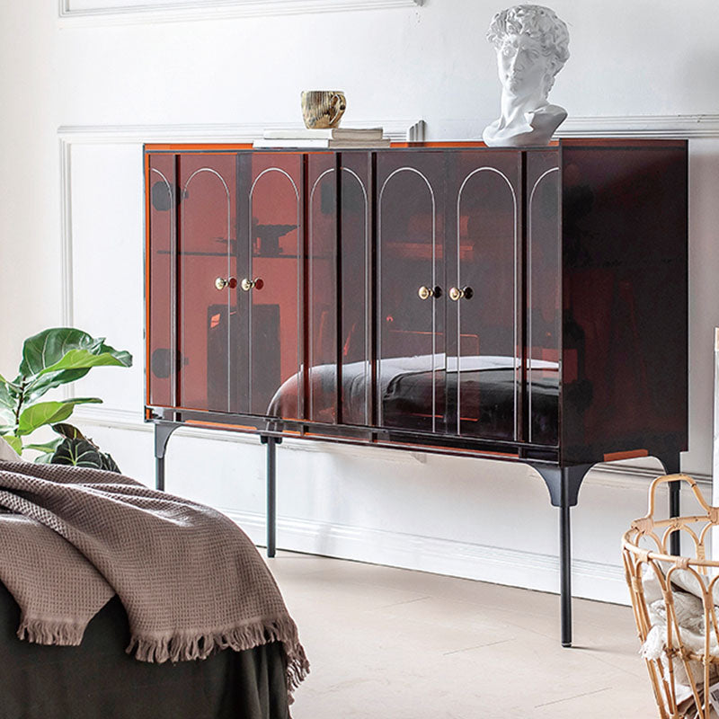 Servidor de plástico moderno de servidor de comedor con puertas para el comedor