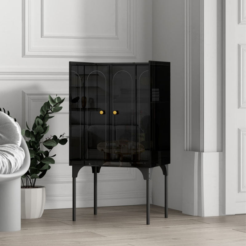 Servidor de plástico moderno de servidor de comedor con puertas para el comedor