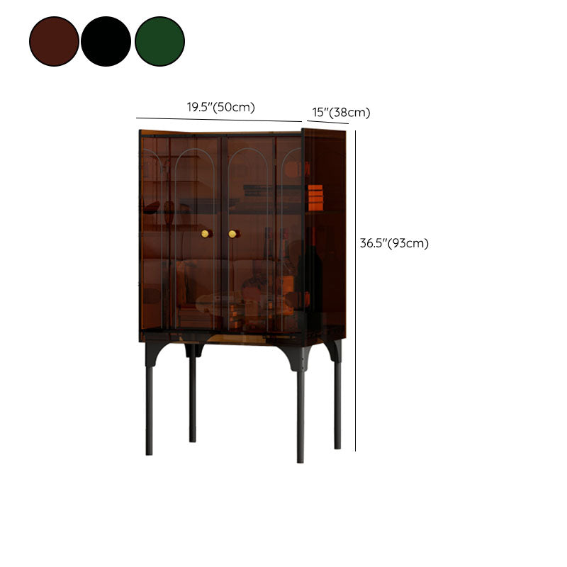 Servidor de plástico moderno de servidor de comedor con puertas para el comedor