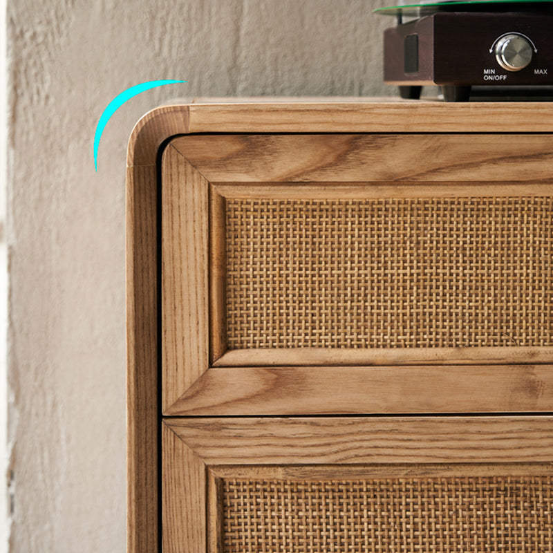 Modern Storage Chox Dresser Cofre de almacenamiento de madera sólida para dormitorio