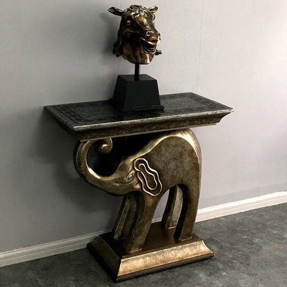 Tavolo di accento console contemporanea a forma di rettangolo tavolo di divano console in pietra per hall