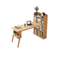Pied de piédestal contemporain Bureau de bureau à domicile en bois massif 31,5 "de largeur de largeur