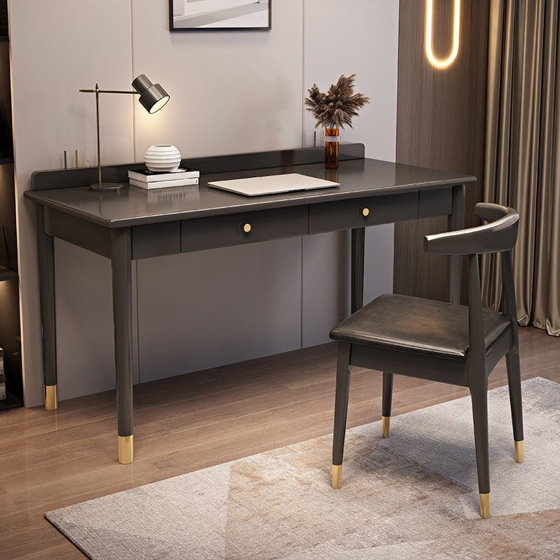 21.7 "W√ó29.5" H Glam Writing Desk zu Hause rechteckiger Büroschalter