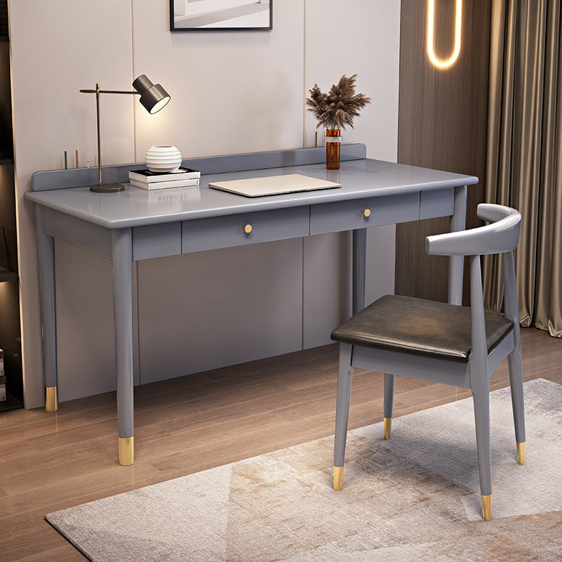 21.7 "W√ó29.5" H Glam Writing Desk zu Hause rechteckiger Büroschalter