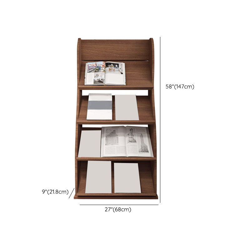 Zeitgenössischer geschlossener Bücherregal entwickeltes Holzbücherscheibe