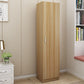 Contemporary Style Wardrobe Armoire Wood Non-Hanging Armoire with Door
