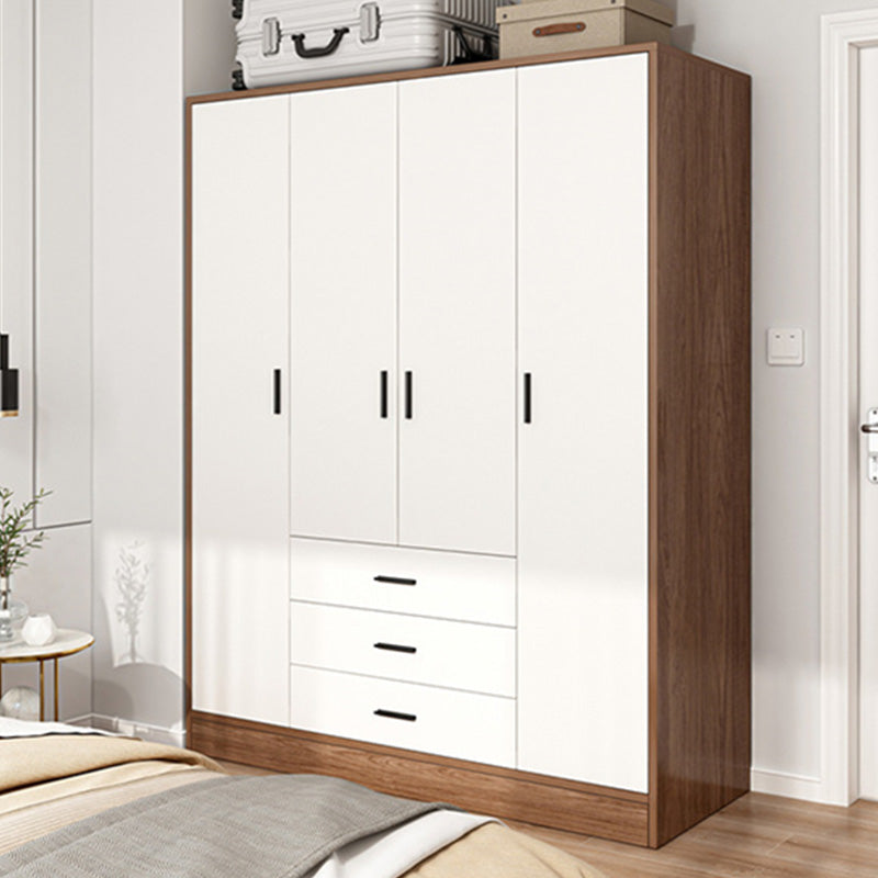 Armadio del guardaroba rettangolare moderno moderno armadio in legno.