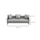 24.8" High Sofa Faux Leather/Genuine Leather Tuxedo Arm Sofa with Pillows Clearhalo 'furn' 'furn_sofas' 'Furniture' 'Living Room Furniture' 'Sofa' 'sofas' 7438912