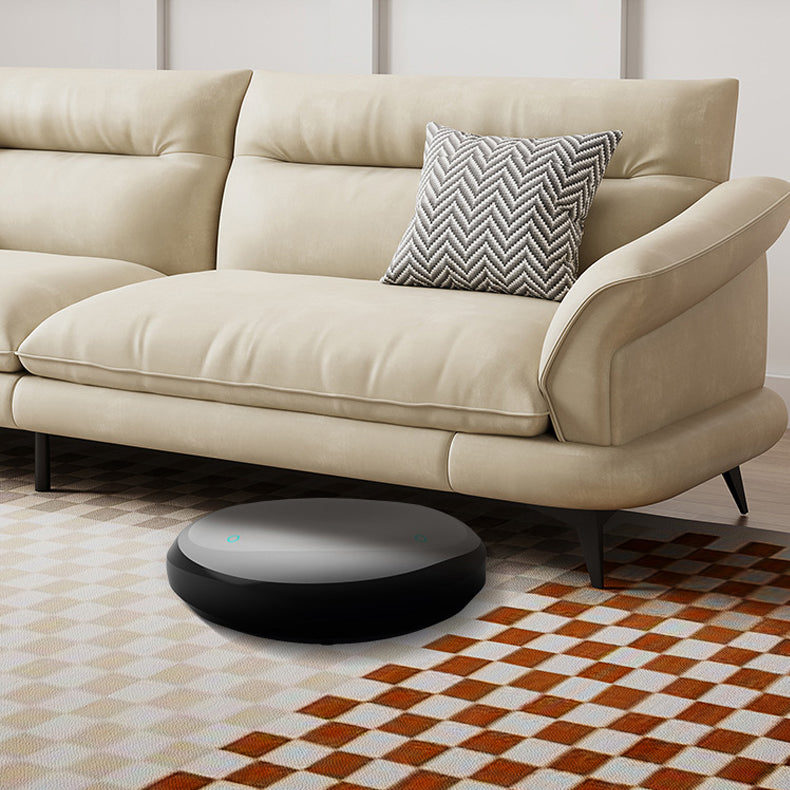 31.49 "Sofá de cuero sintético escandinavo de cuero/lino con brazo acampanado