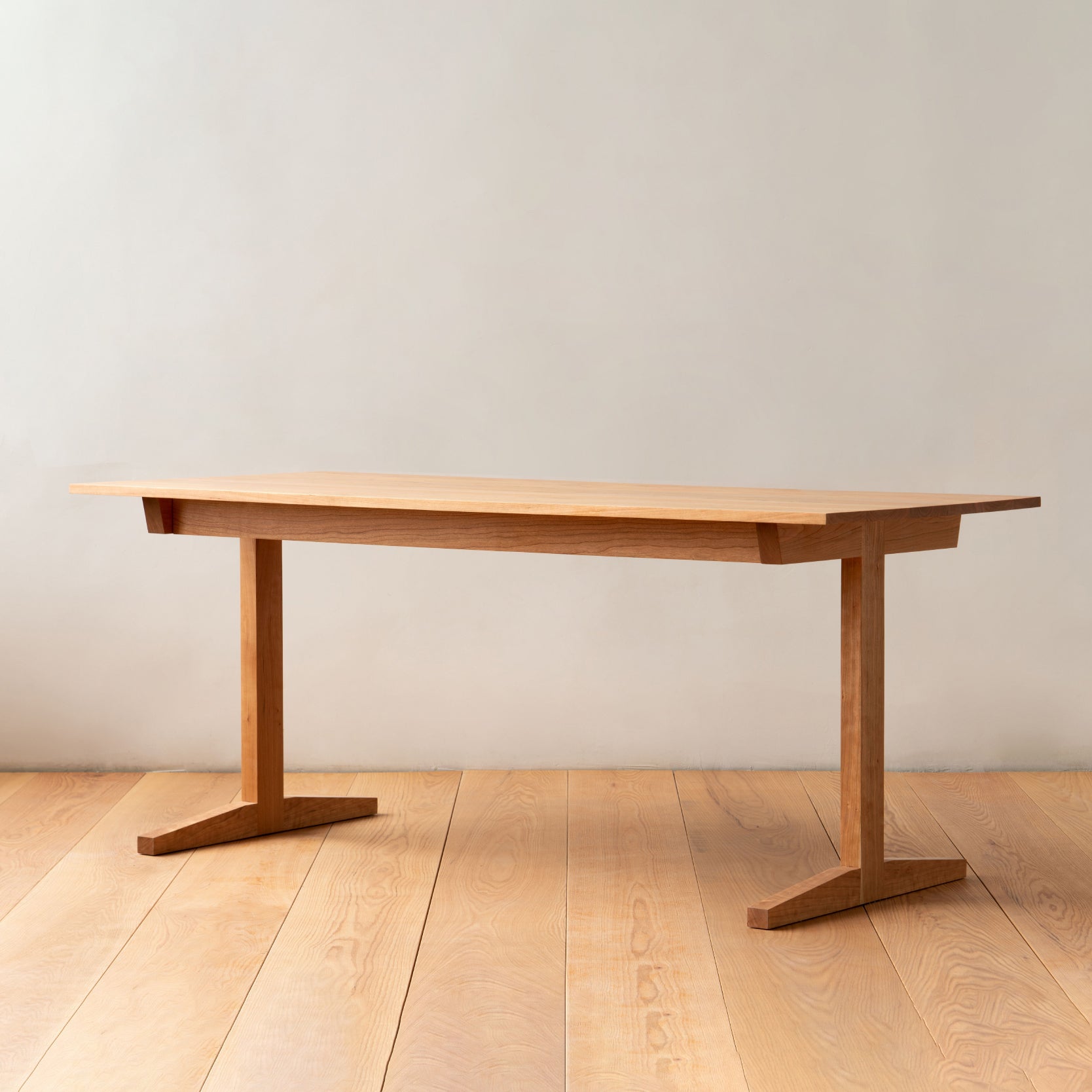 Modern Rectangle Wood Dining Table Cherry Wood Base for Dining Room 70.9"L x 31.5"W x 29.5"H Without Chairs Clearhalo 'Dining Tables & Seating' 'Dining Tables' 'dining_table' 'furn' 'furn_dining_table' 'Furniture' 'Kitchen & Dining Furniture' 7439182