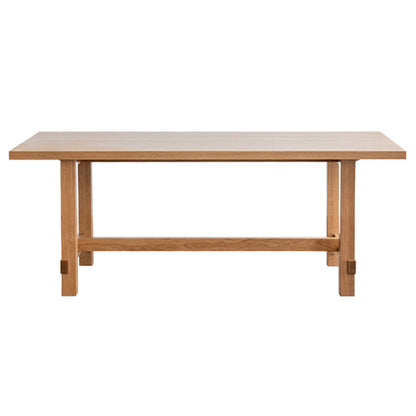 Modern Rectangle Wood Dining Table Solid Wood Base for Dining Room Without Chairs Clearhalo 'Dining Tables & Seating' 'Dining Tables' 'dining_table' 'furn' 'furn_dining_table' 'Furniture' 'Kitchen & Dining Furniture' 7439193