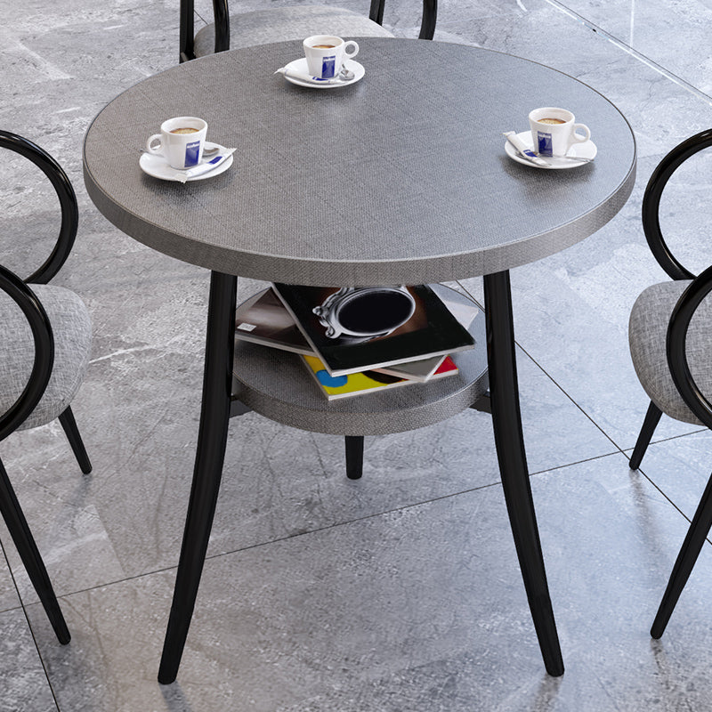 Modern Stone Storable Dining Table Metal Base for Dining Room Grey Without Chairs Clearhalo 'Dining Tables & Seating' 'Dining Tables' 'dining_table' 'furn' 'furn_dining_table' 'Furniture' 'Kitchen & Dining Furniture' 7439232