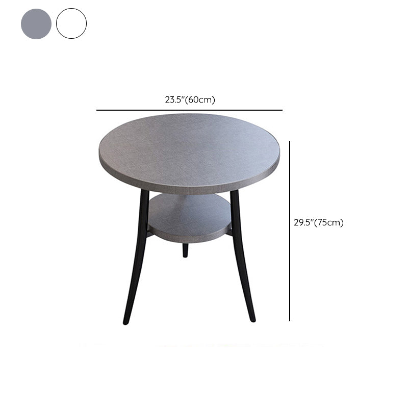 Modern Stone Storable Dining Table Metal Base for Dining Room Clearhalo 'Dining Tables & Seating' 'Dining Tables' 'dining_table' 'furn' 'furn_dining_table' 'Furniture' 'Kitchen & Dining Furniture' 7439251