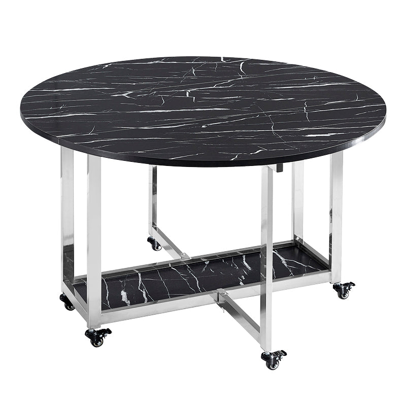 Moderne eettafel metalen ondersteltafel voor keukeneetkamer