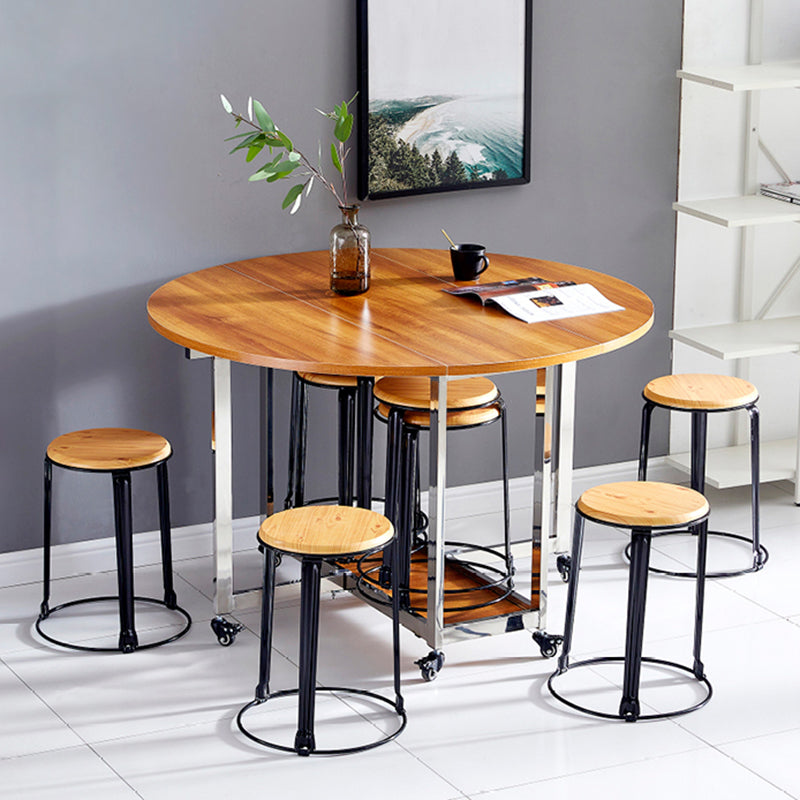 Moderne eettafel metalen ondersteltafel voor keukeneetkamer