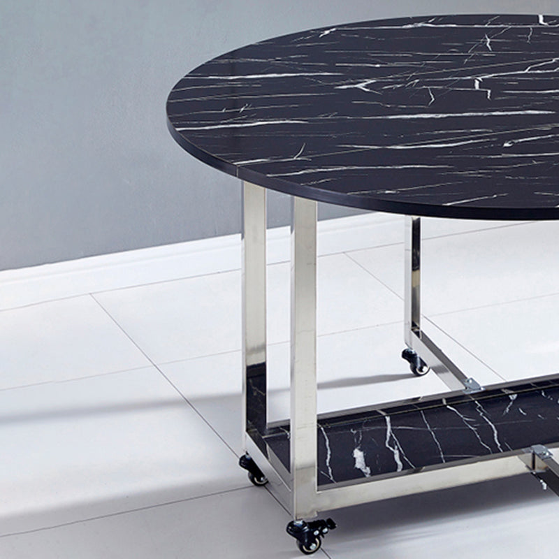 Moderne eettafel metalen ondersteltafel voor keukeneetkamer