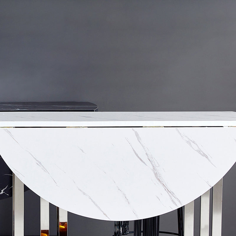 Moderne eettafel metalen ondersteltafel voor keukeneetkamer