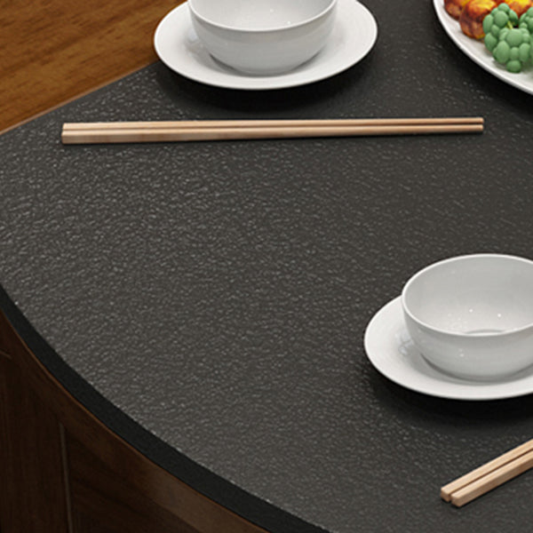 Table à abattant Stone Table de salle à manger style contemporain avec 4 pieds