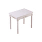 White Extendable Dining Table Solid Wood Dining Table for Dining Room