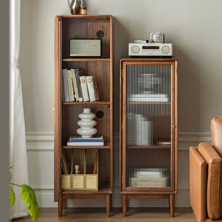 Server da pranzo contemporaneo Walnut Wood Buffet Server per sala da pranzo