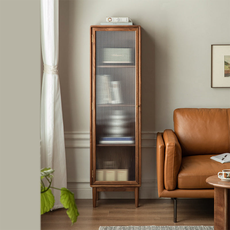 Server da pranzo contemporaneo Walnut Wood Buffet Server per sala da pranzo