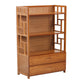 Modern Sideboard Cabinet Bamboo Sideboard with Drawers for Kitchen 31.5"L x 9.8"W x 43.3"H Clearhalo 'buffet_sideboard' 'Buffets & Sideboards' 'furn' 'furn_buffet_sideboard' 'Furniture' 'Kitchen & Dining Furniture' 7439595