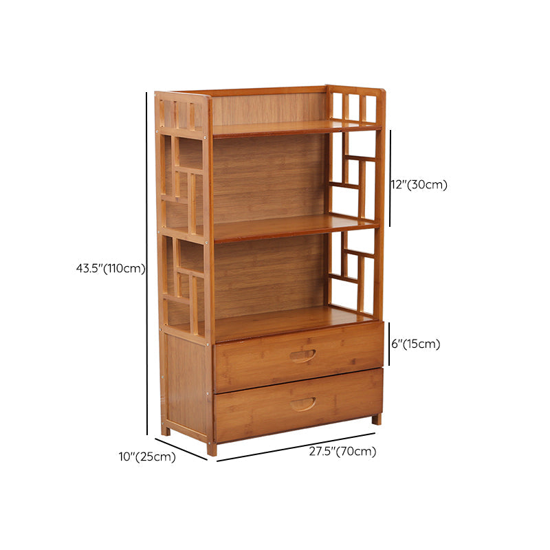 Modern Sideboard Cabinet Bamboo Sideboard with Drawers for Kitchen Clearhalo 'buffet_sideboard' 'Buffets & Sideboards' 'furn' 'furn_buffet_sideboard' 'Furniture' 'Kitchen & Dining Furniture' 7439599