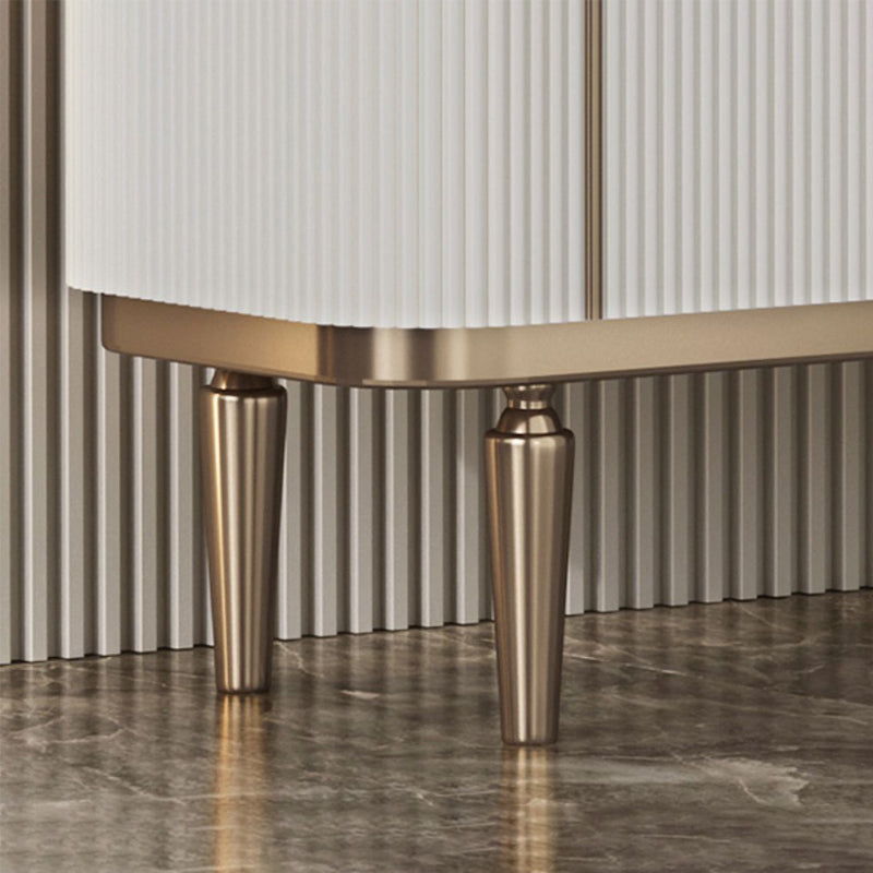 Gabinete aparador de mármol de la mesa del aparador glamoroso con puertas para la cocina