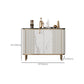 Gabinete aparador de mármol de la mesa del aparador glamoroso con puertas para la cocina