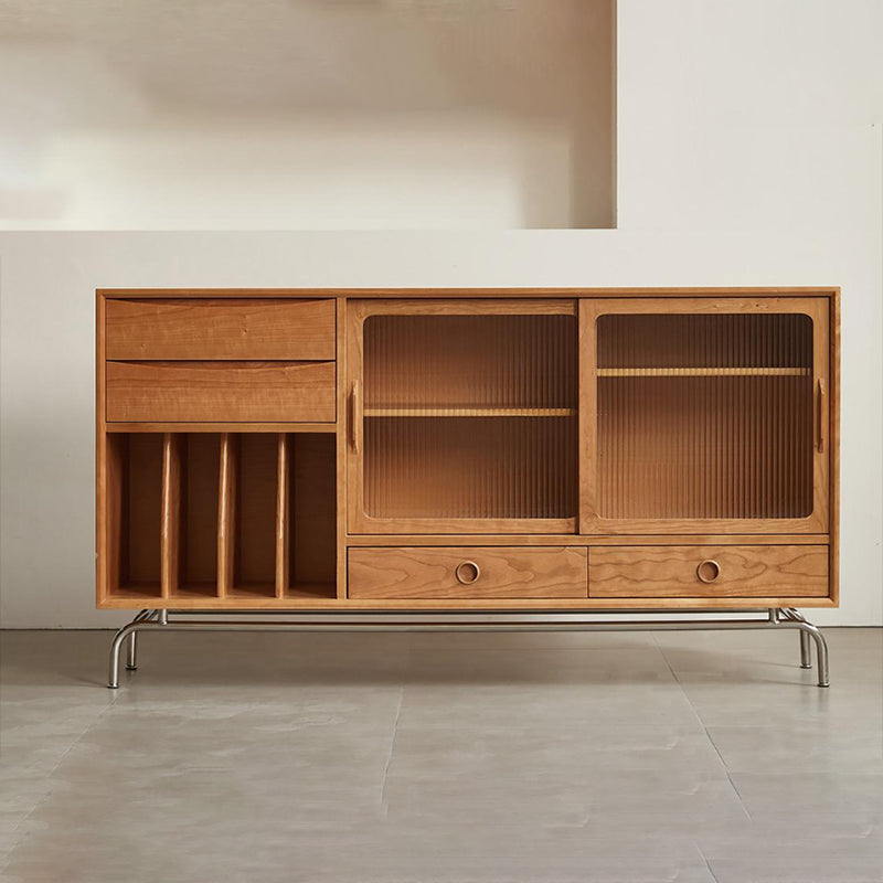 Sideboard di pino con armadio contemporaneo con porte per cucina