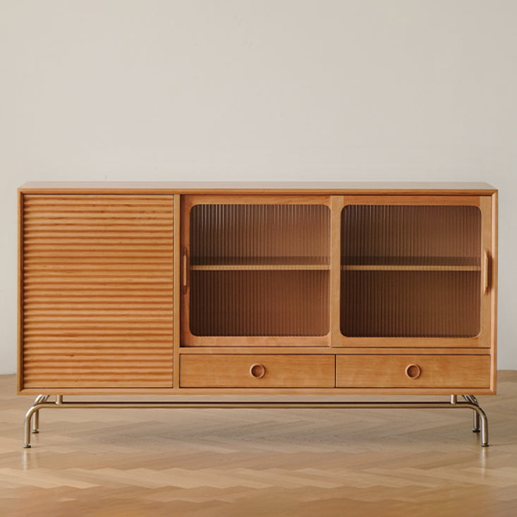 Sideboard di pino con armadio contemporaneo con porte per cucina