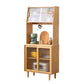 Porte di vetro contemporanee da pranzo Hutch Bamboo Messict per sala da pranzo