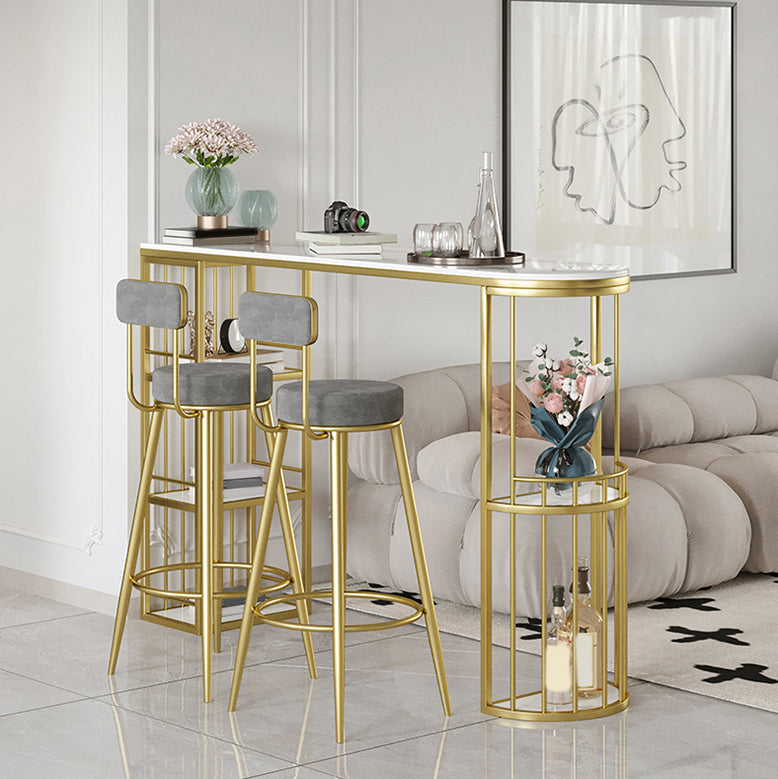 Juego de comedor de piedra estilo Glam, juego de Pub especial de 1/2/3 piezas para interior