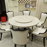 White Dining Table Convertible Dining Table for Kitchen Dining Room Clearhalo 'Dining Tables & Seating' 'Dining Tables' 'dining_table' 'furn' 'furn_dining_table' 'Furniture' 'Kitchen & Dining Furniture' 7443150
