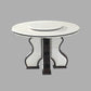 White Dining Table Convertible Dining Table for Kitchen Dining Room Clearhalo 'Dining Tables & Seating' 'Dining Tables' 'dining_table' 'furn' 'furn_dining_table' 'Furniture' 'Kitchen & Dining Furniture' 7443152