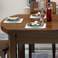 Extendable Dining Table Wood Dining Table for Kitchen Dining Room Clearhalo 'Dining Tables & Seating' 'Dining Tables' 'dining_table' 'furn' 'furn_dining_table' 'Furniture' 'Kitchen & Dining Furniture' 7443165