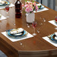 Extendable Dining Table Wood Dining Table for Kitchen Dining Room Clearhalo 'Dining Tables & Seating' 'Dining Tables' 'dining_table' 'furn' 'furn_dining_table' 'Furniture' 'Kitchen & Dining Furniture' 7443166
