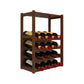Modern Tabletop Wine Bottle Rack Solid Wood Wine Bottle Rack for Home